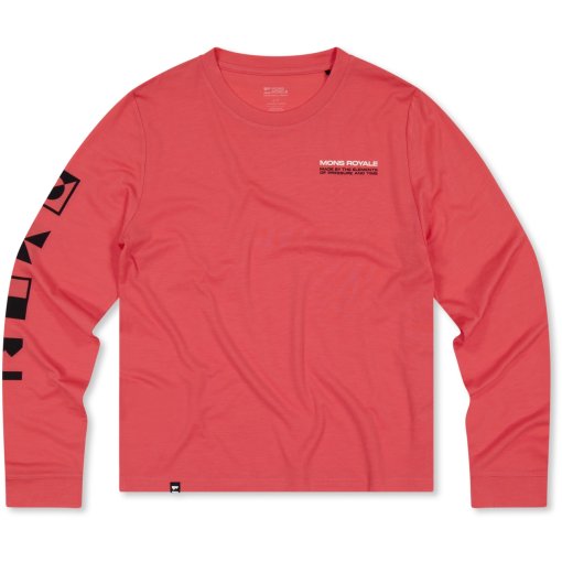Produktbild von Mons Royale Icon Merino Langarmshirt Damen - watermelon