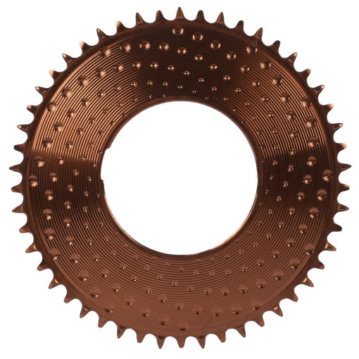 Photo produit de Alugear AERO Plateau vélo - Road/Gravel | Thread Mount | 6.5mm | 1x 11/12/13 vitesses | rond - mocha