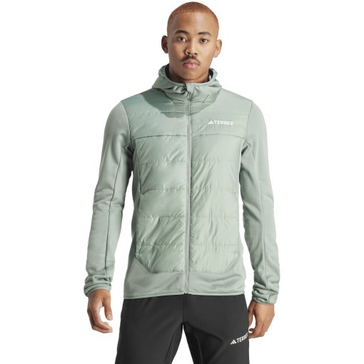 Foto de adidas Chaqueta Térmica Hombre - TERREX Multi Hybrid - silver green IM8107
