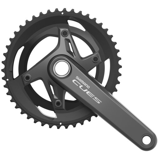 Produktbild von Shimano CUES FC-U6010-2 Kurbelgarnitur - Hollowtech II | 11-fach - ohne Kettenschutz