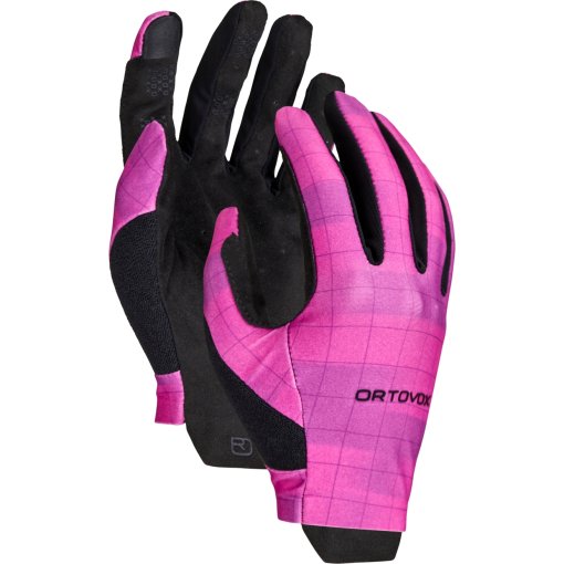 Productfoto van Ortovox MTB Light Handschoenen Dames - pink splash motion aop