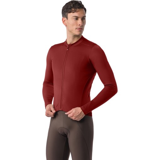 Picture of Castelli Espresso Thermal 2 Jersey Men - garnet 506