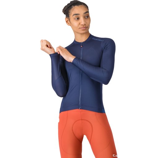 Productfoto van Castelli Espresso 2 Shirt lange mouwen dames - belgian blue 424