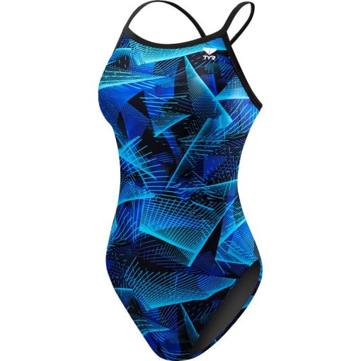 Produktbild von TYR Axis Durafast Elite® Diamondfit Badeanzug Damen - blau