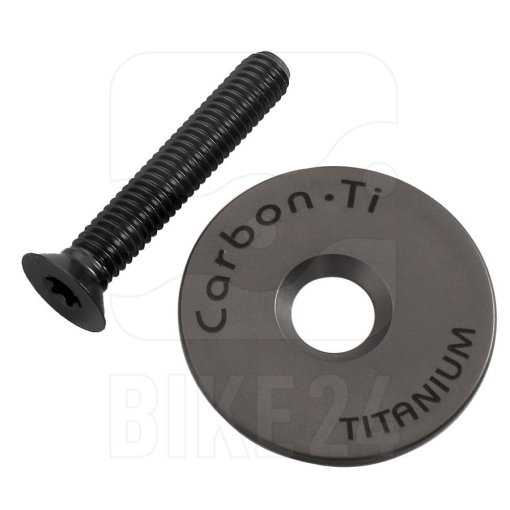 Produktbild von Carbon-Ti X-Cap Ahead Kappe - Titan - schwarz