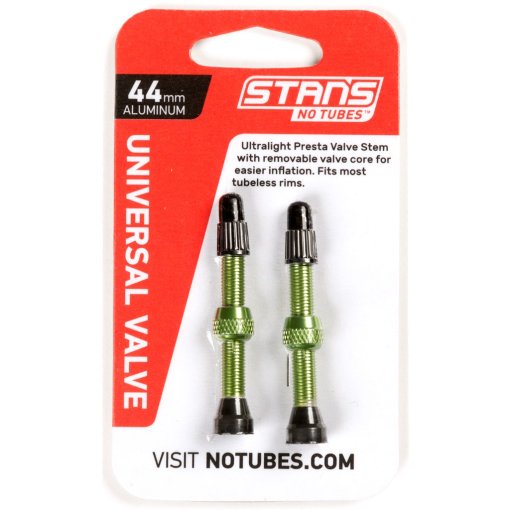 Immagine prodotto da Stan&#039;s NoTubes Universal Valvola Tubeless - 44mm (1 Coppia) - verde