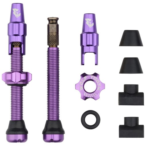 Immagine prodotto da Wolf Tooth Kit di Valvola - Tubeless | Clik Valve (SCV) - ultraviolet purple