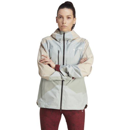 Produktbild von adidas TERREX Xploric RAIN.RDY Regenjacke Damen - wonder silver/wonder beige IB4267