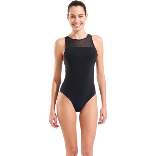 Billede af arena Feel Mesh Cross Back Badedragt til kvinder - Black