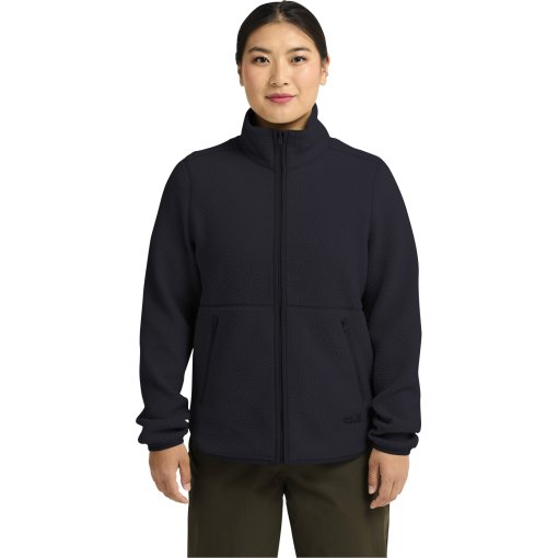 Photo produit de Jack Wolfskin Lite Curl Full Zip Veste Femme - dark navy