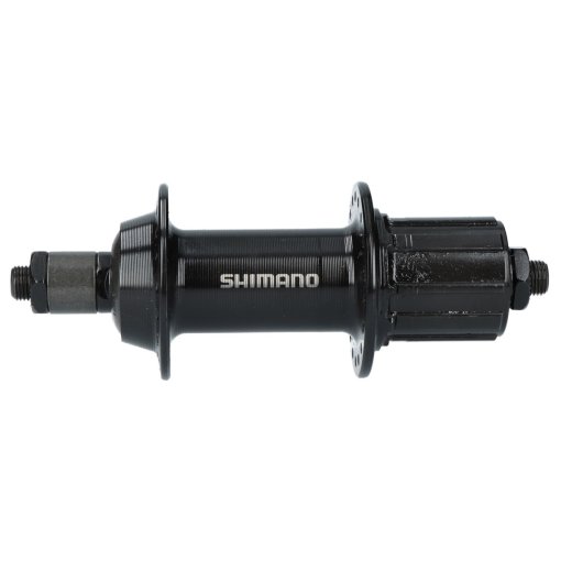 Foto de Shimano Tourney FH-TY500-7-QR Rear Hub - Rim Brake - 7-speed - 10x135mm QR - black