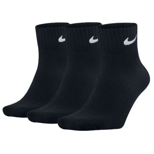 Foto de Nike Calcetines de entrenamiento (3 pares) - Everyday Cushion Ankle - negro/blanco SX7667-010