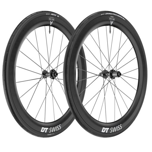 Photo produit de DT Swiss | Continental Système de Roue WTS - Set ARC 1400 DICUT 55 + Pneu Pliable Aero 111 / GP 5000 S - 28&quot; | 12x100/12x142mm