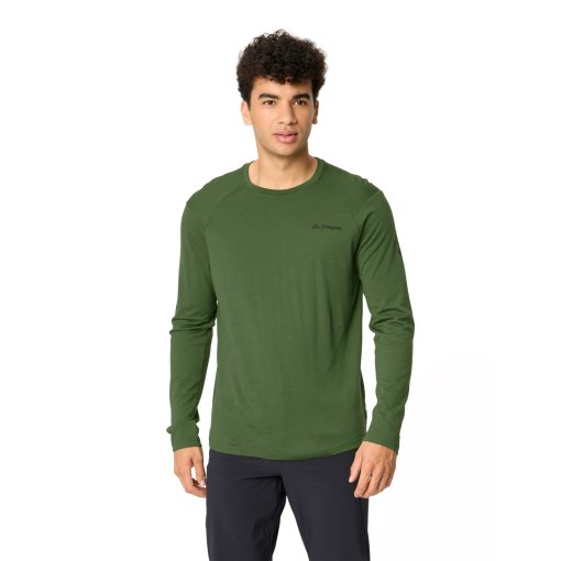 Slika izdelka Vaude Essential Wool Moška majica z dolgimi rokavi - thyme