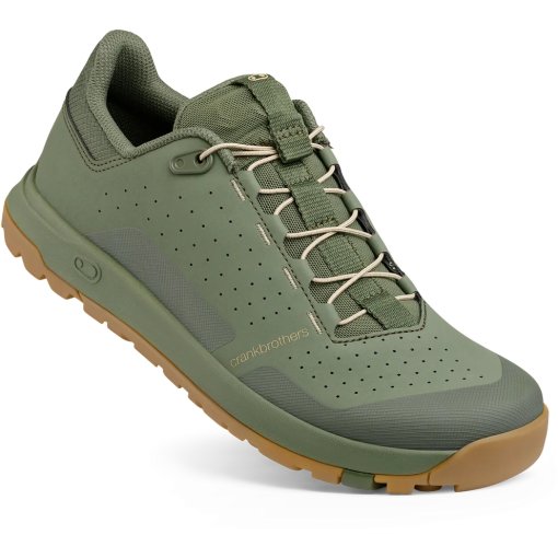 Foto de Crankbrothers Zapatillas MTB - Stamp Trail Speed Lace - green/sand/gum