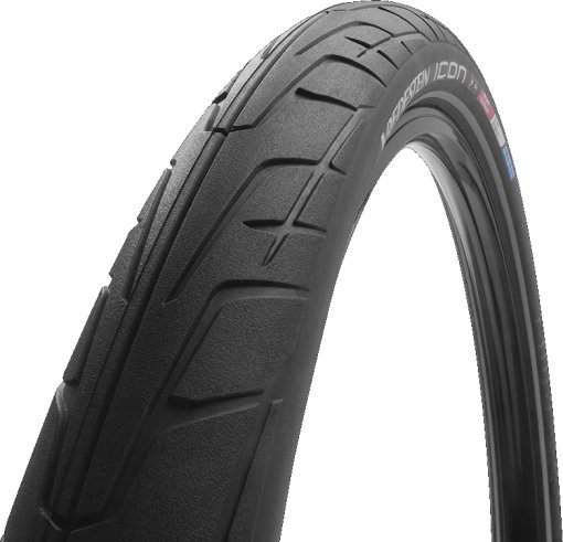 Produktbild von Vredestein Icon TriComp Reflective Tape TTC Drahtreifen - 55-599 - schwarz/schwarz