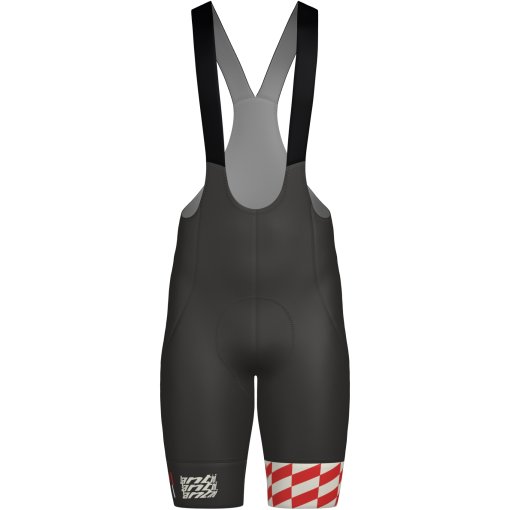 Productfoto van Santini La Vuelta Salida Oficial Monaco Sportbroek voor heren RE1375FB26LVSOM - grigio asfalto GR