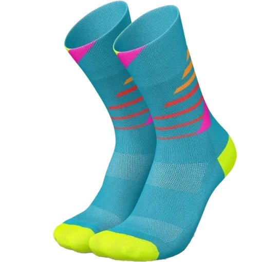 Photo produit de INCYLENCE Chaussettes - Running Ladders - Blue Pink