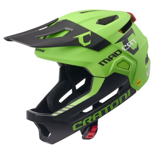 Slika izdelka CRATONI MadCat MIPS Bike Helmet Kids - lime-black matt