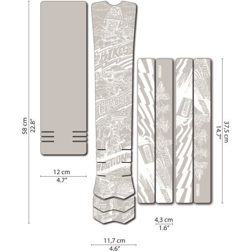 Foto de DYEDBRO Vinilos Bicicleta Eléctrica - Stormstatic Bikes Camera Action - white matte