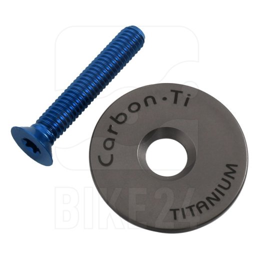 Produktbild von Carbon-Ti X-Cap Ahead Kappe - Titan - blau