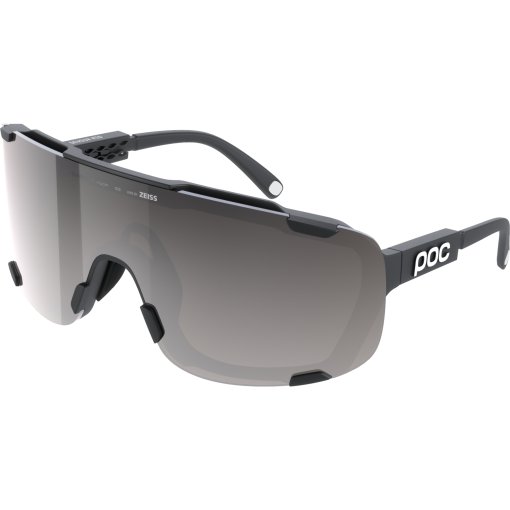 Photo produit de POC Devour Mid Lunettes - Uranium Black - Clarity Road/Sunny Silver | Clear