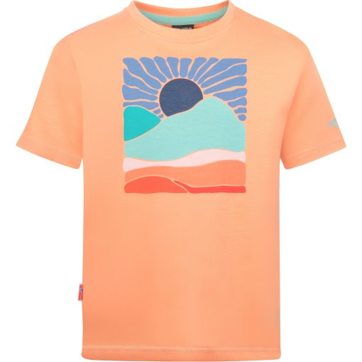 Image of Trollkids Falketind T-Shirt Girls - Coral Haze