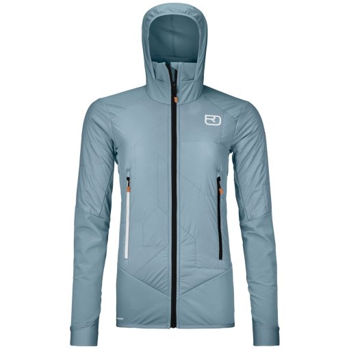 Picture of Ortovox Swisswool Col Becchei Hybrid Jacket Women - glacier grey