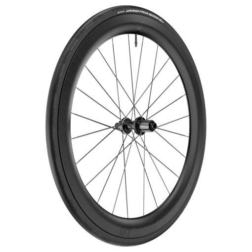 Photo produit de DT Swiss | Continental Système de Roue WTS - Roue Arrière ARC 1100 DICUT 55 + Pneu Pliable GP 5000 S - 28&quot; | 12x142mm - HG-L / XDR - noir