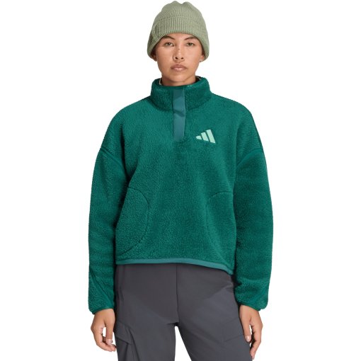 Photo produit de adidas TERREX Multi Fleece Pullover pour femme - collegiate green KS2336