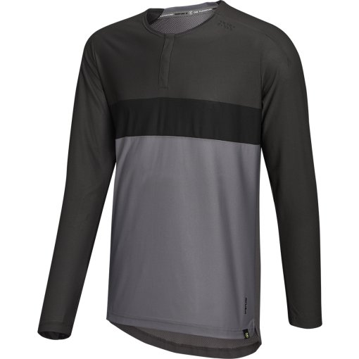 Immagine prodotto da iXS Maglia a Maniche Lunghe Uomo - Flow XTG Henley - graphite/black