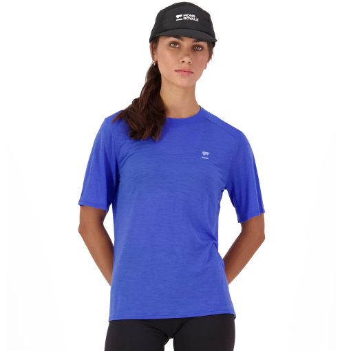Productfoto van Mons Royale Aero Ultralight Merino T-shirt voor dames - ultramarine