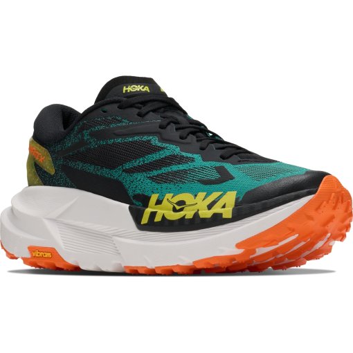 Photo produit de Hoka Chaussures Running Homme - Mafate X - black / electric aqua