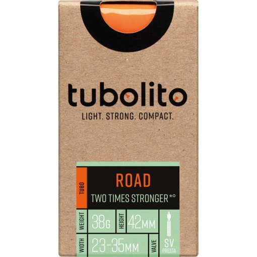Photo produit de Tubolito TPU Road Chambre à air - 28&quot; | 23-35mm - SV - 42mm | orange