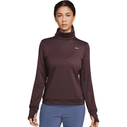 Foto de Nike Camiseta de Manga larga Mujer - Therma-FIT Swift - mink brown/reflective silver FB5306-214