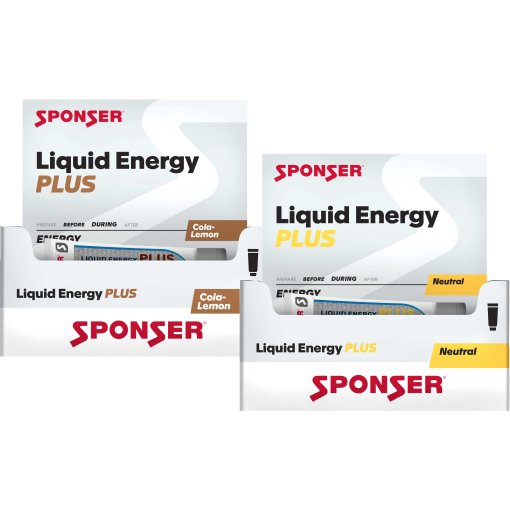 Foto de SPONSER Gel de Carbohidratos con Cafeína - Liquid Energy Plus - Tubo - 18x70g