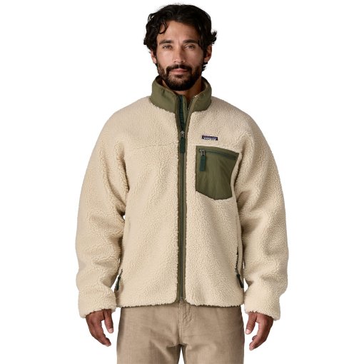 Produktbild von Patagonia Classic Retro-X Jacke Herren - Dark Natural w/Basin Green