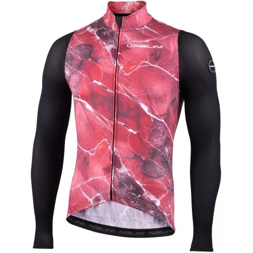 Immagine prodotto da Nalini Maglia Ciclismo Uomo - Warm Mesh - marble/red 4200