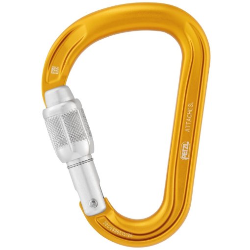 Produktbild von Petzl Attache Schraubkarabiner - gelb