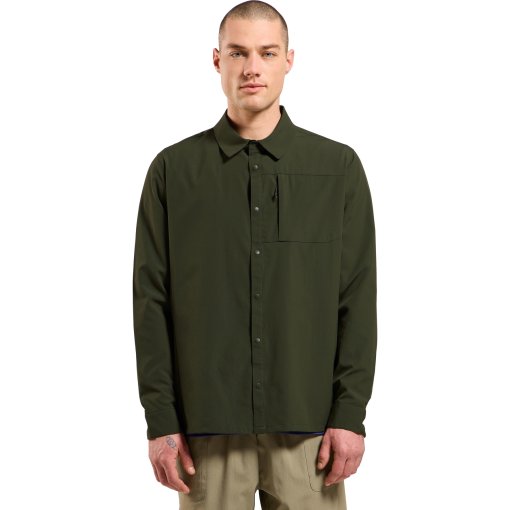 Foto de Odlo Camisa Senderismo Hombre - Hyper Contrast - deep depths