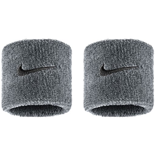 Productfoto van Nike Swoosh Classic Polsbandjes - 2 Pack - coolgrey/black 005