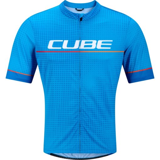 Bild von CUBE CMPT TEAMLINE Kurzarm-Trikot Herren - topas blue