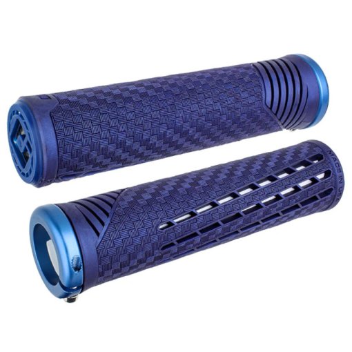 Immagine prodotto da ODI Manopole di Manubrio - CF - BMX | Lock-On V2.1 | 135mm - dark blue / blue
