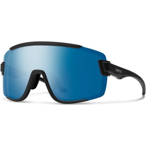 Billede af Smith Wildcat ChromaPop Briller - Polarized - Matte Black / Blue Mirror + Clear