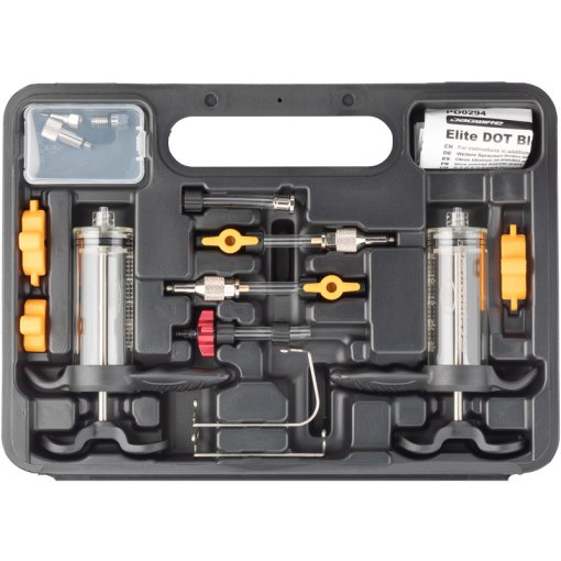Kit de purge pour freins à disque hydrauliques - Comprend 120 ml de liquide de frein