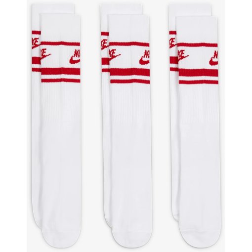 white nike socks red swoosh