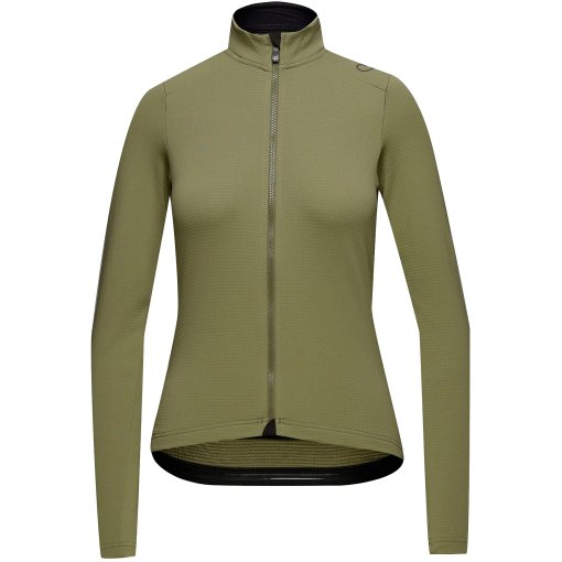 Produktbild von Velocio Luxe Thermal Langarmtrikot Damen - Deep Lichen