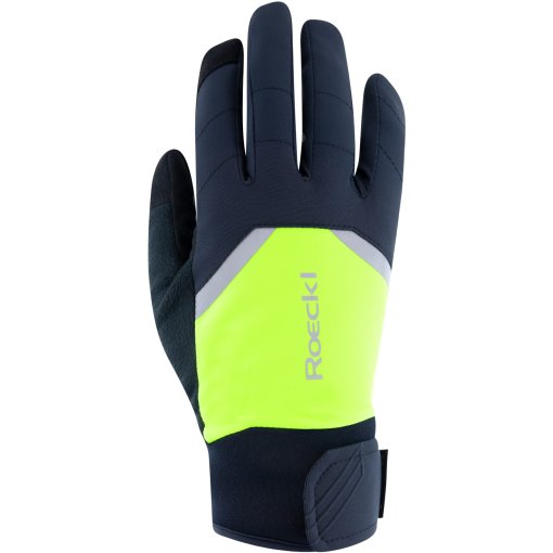 Foto de Roeckl Sports Guantes Ciclismo - Rienz GTX - dress black/fluo yellow 9202
