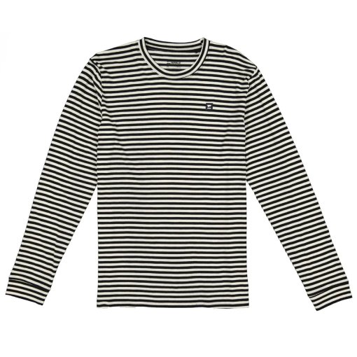 Foto de Mons Royale Camiseta de Manga Larga Hombre - Icon Merino Classic - stripe