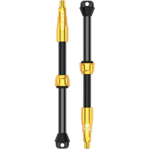 Productfoto van Lezyne CNC Pro Tubeless Ventiel - 80 mm - gold